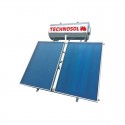 Ηλιακός Θερμοσίφωνας TECHNOSOL 250 L  με 2 επιλεκτικούς συλλέκτες   - 4,00τ.μ.