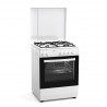 Κουζίνα αερίου με ηλεκτρικό φούρνο TGS-3610-WH TURBO