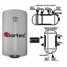 Boiler διπλής ενέργειας BARTEC SUPREME 80 lt