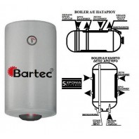 ΜΠΟΙΛΕΡ διπλής ενέργειας BARTEC SUPER GLASS (TITANIOY) 80lt