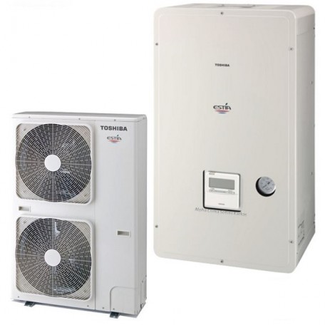 Αντλία θερμότητας διαιρούμενου τύπου TOSHIBA ESTIA POWERFUL 60°C (HWS-P1405H8R-E)